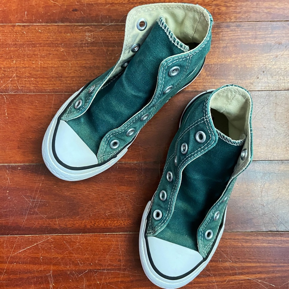 Converse Kids Hi-Top Size 11 Forest Green